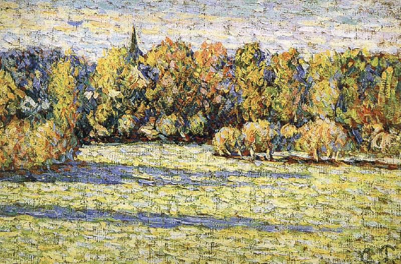 Camille Pissarro Landscape under the sun oil painting picture